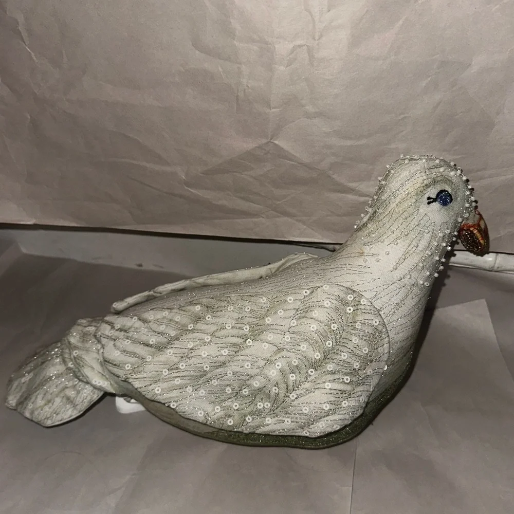 John Derian x Target Beaded Dove Decorative Pillow Christmas 2025